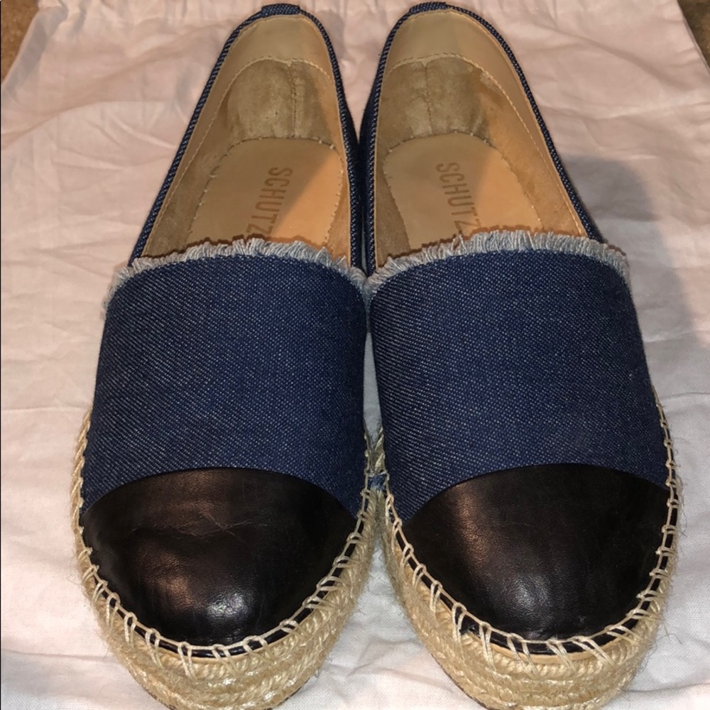 NEW Schutz Oakes flat espadrille
